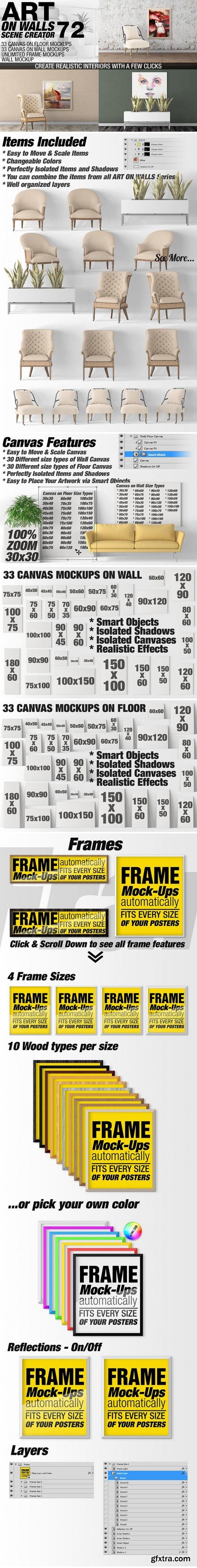 CM - Canvas Mockups - Frames Mockups v 72 1519614