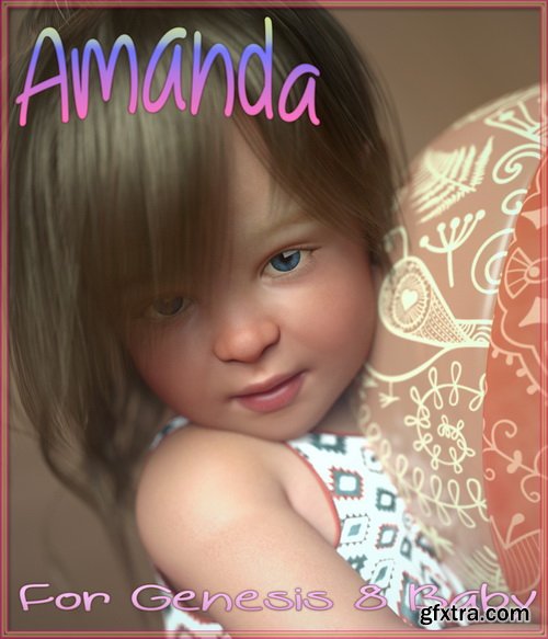 Daz3D - Amanda for Genesis 8 Baby