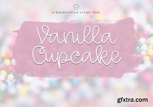CM - Vanilla Cupcake - Script Font 2431355
