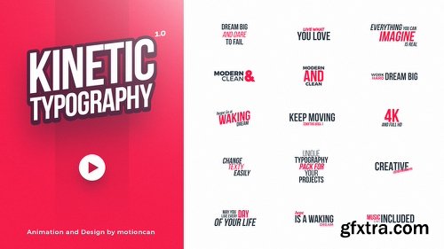 Videohive Kinetic Typography 20578796