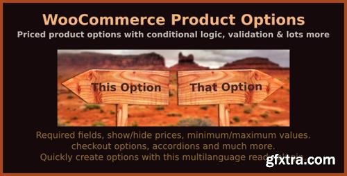 CodeCanyon - WooCommerce Product Options v5.5 - priced product options with conditional logic, validation & lots more - 7973927