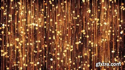 MA - Gold Particles Background Stock Motion Graphics 56601
