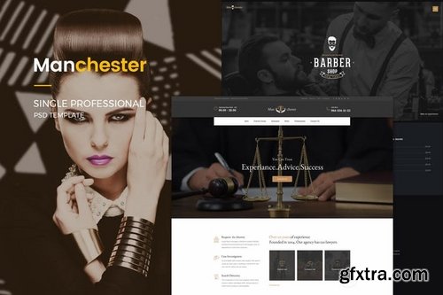 Manchester Single Professional PSD Template