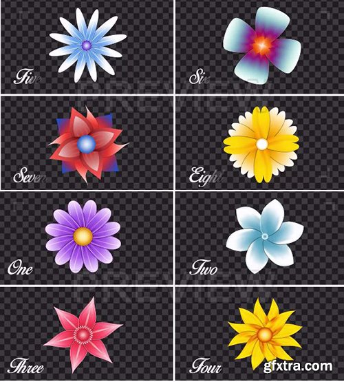 Animated Flowers Pack - Motion Graphics 78447