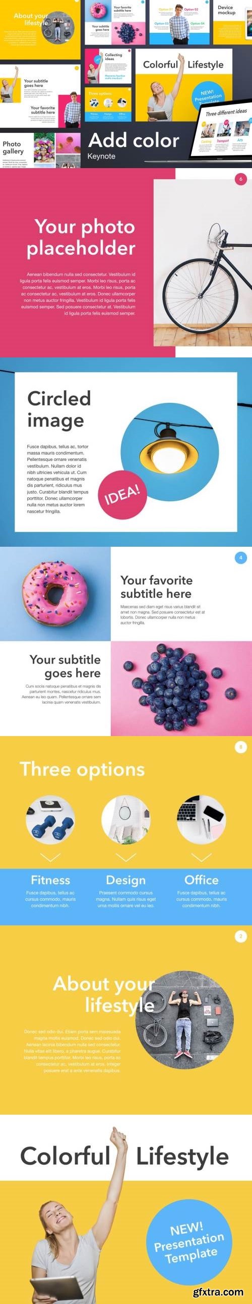 Add Color Keynote Template