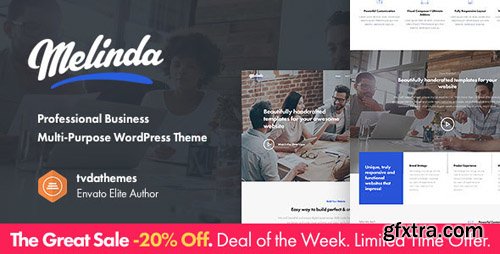 ThemeForest - Melinda v1.1.1 - Professional Business Multi-Purpose WordPress Theme - 16084496
