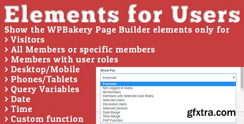 CodeCanyon - Elements for Users v1.5.0 - Addon for WPBakery Page Builder (formerly Visual Composer) - 13758689
