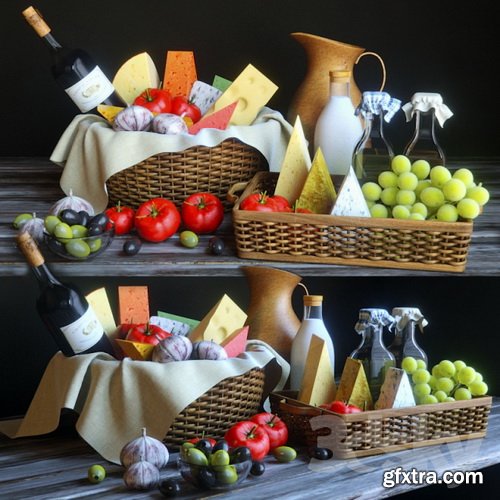 3dsky - Cheese Basket