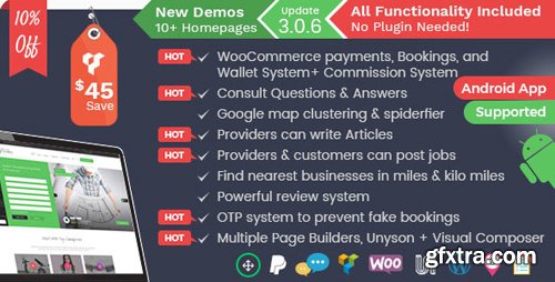 ThemeForest - Listingo v3.0.6 - Service Providers, Business Finder and Directory Listing Booking WordPress Theme - 20617051