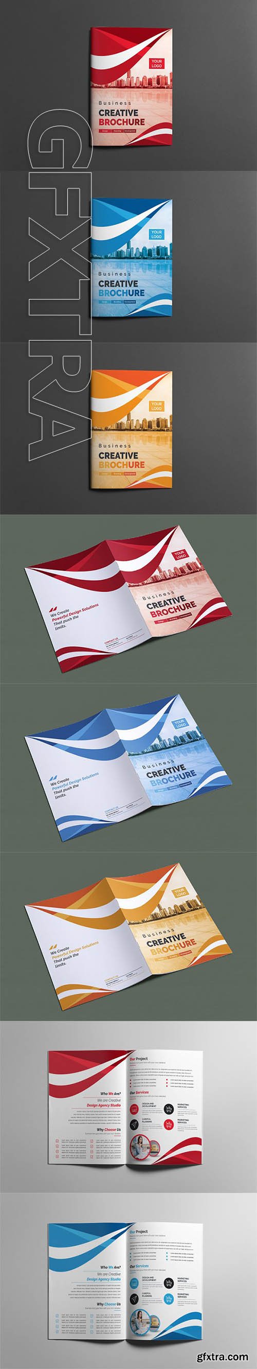 CreativeMarket - Bifold Brochure 2509190