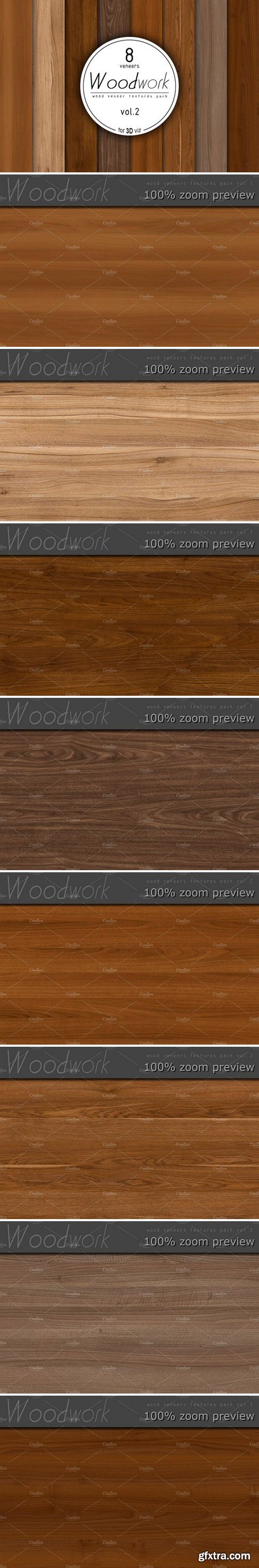 CM - 8 wood veneer texture pack vol.2 934806