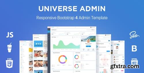 ThemeForest - UniverseAdmin - Powerful & Responsive Bootstrap 4 Admin Dashboard Template (Update: 30 April 18) - 20926048
