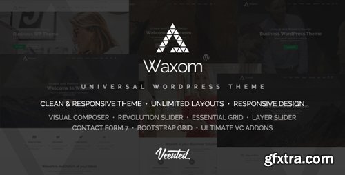 ThemeForest - Waxom v2.8 - Clean & Universal WordPress Theme - 13639831