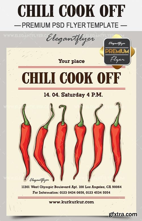 Chili Cook Off V1 2018Flyer Template
