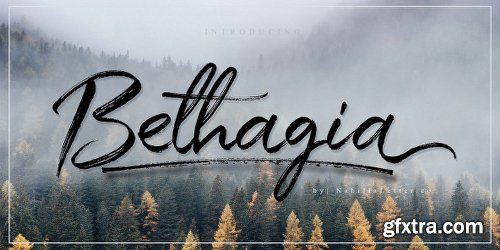 Bethagia Font Family - 2 Fonts
