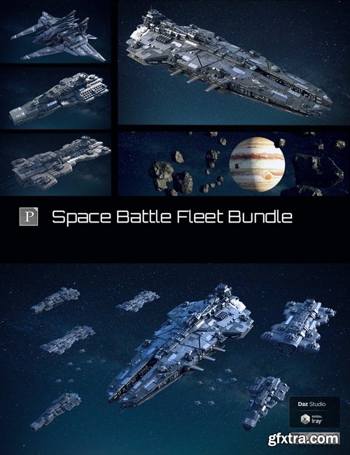 Daz3D - Space Battle Fleet Bundle