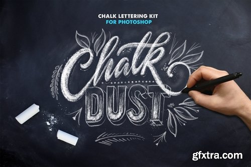 CM - Chalk Dust - Photoshop Lettering Kit 2425150