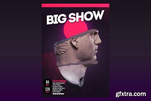 Big Show Music Flyer Poster