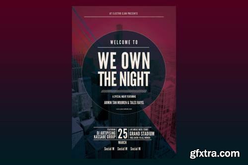 We Own The Night Flyer Poster