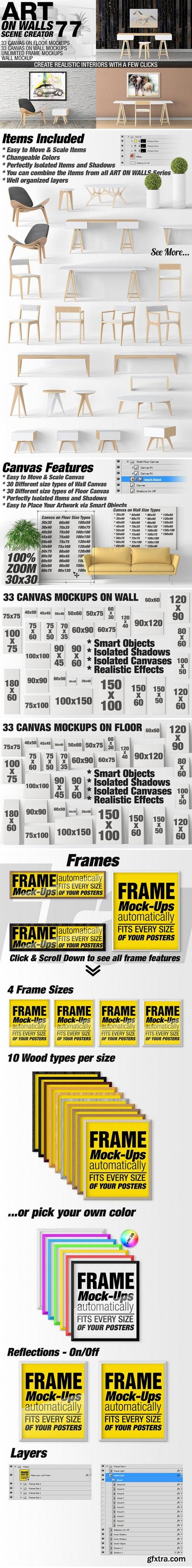 CM - Canvas Mockups - Frames Mockups v 77 1519620