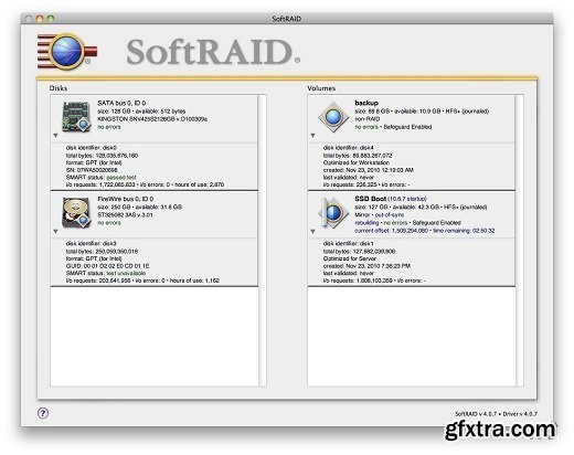SoftRaid 5.8.1 macOS