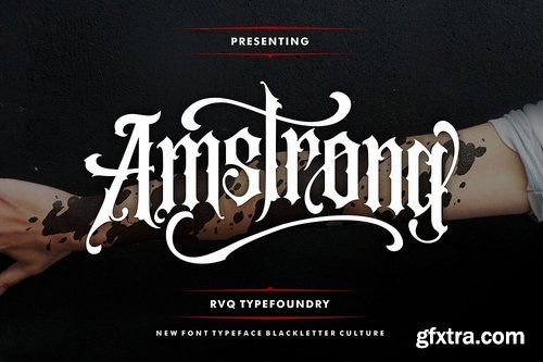CM - Amstrong Typeface (intro sale) 2380983