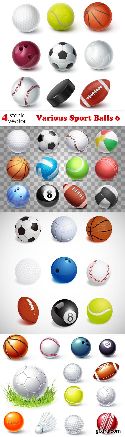 Vectors - Various Sport Balls 6