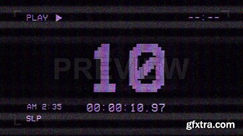 VHS Screen Countdown 81316