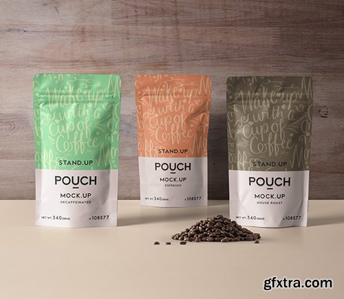 Psd Stand Up Pouch Mockup Vol 4