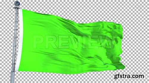 Green Flag Animation 80765