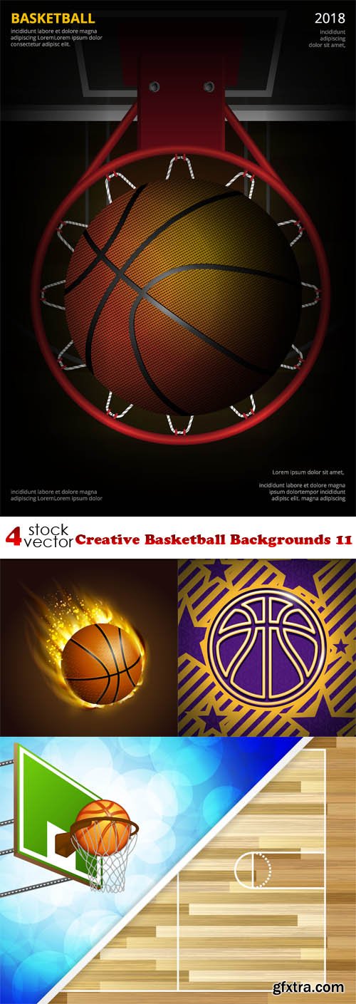 Vectors - Creative Basketball Backgrounds 11