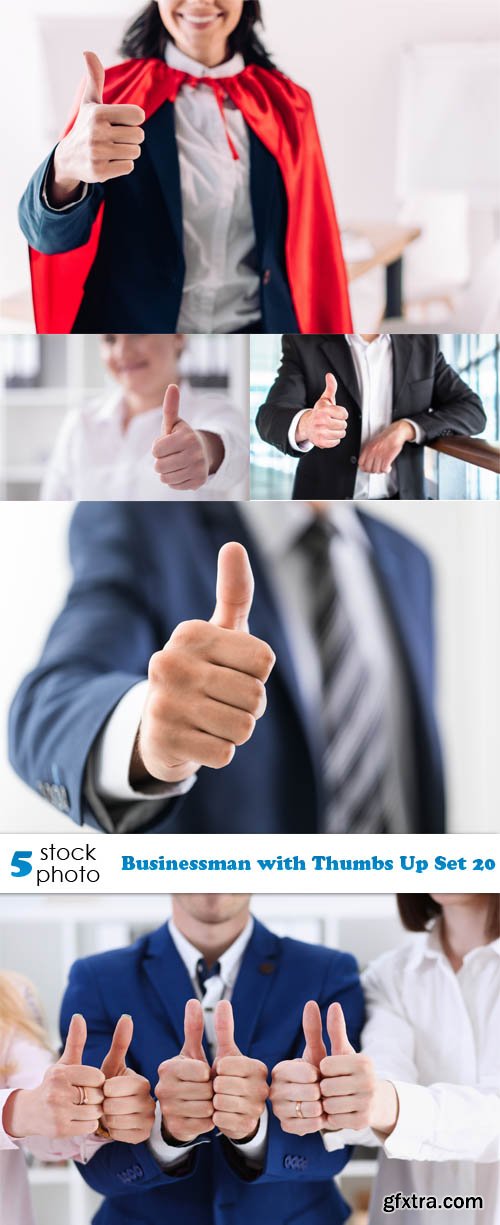 Photos - Businessman with Thumbs Up Set 20