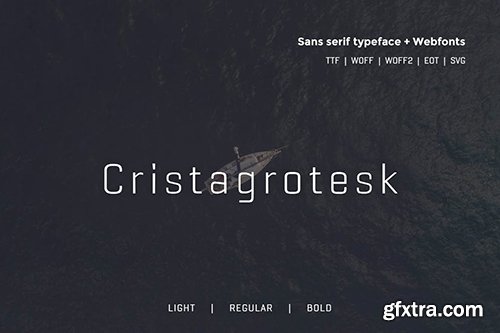 Cristagrotesk - Typeface + Webfonts