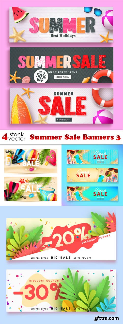 Vectors - Summer Sale Banners 3