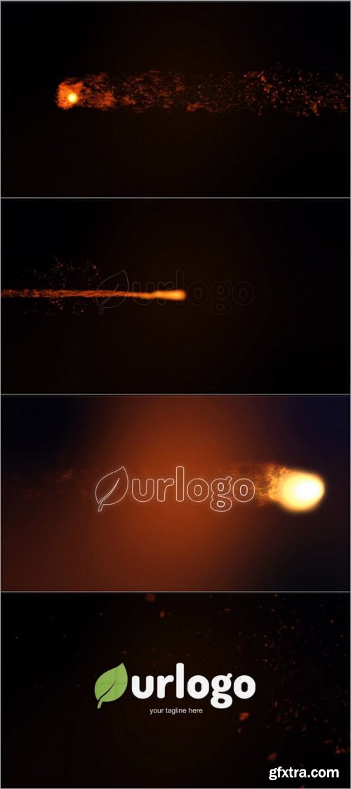 Particles Fire Logo Reveal
