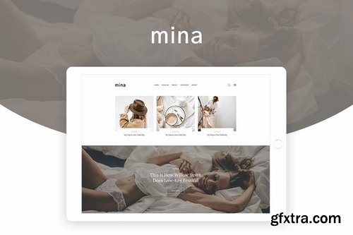 Mina - Personal Blog PSD Template