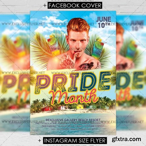 Pride Month – Premium A5 Flyer Template