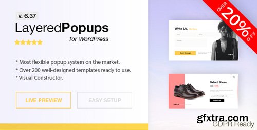CodeCanyon - Popup Plugin for WordPress - Layered Popups v6.37 - 5978263