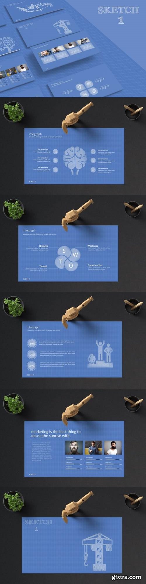 SKETCH 1 Powerpoint Template
