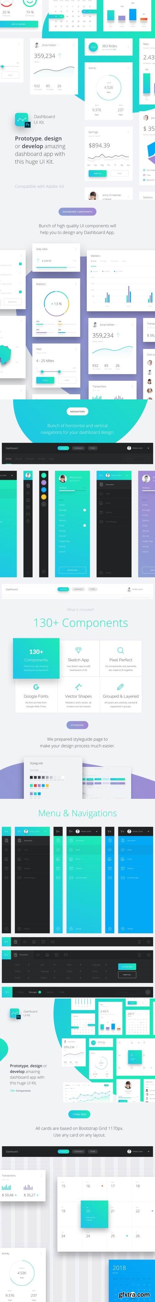 Datta - Dashboard UI Kit for Ps