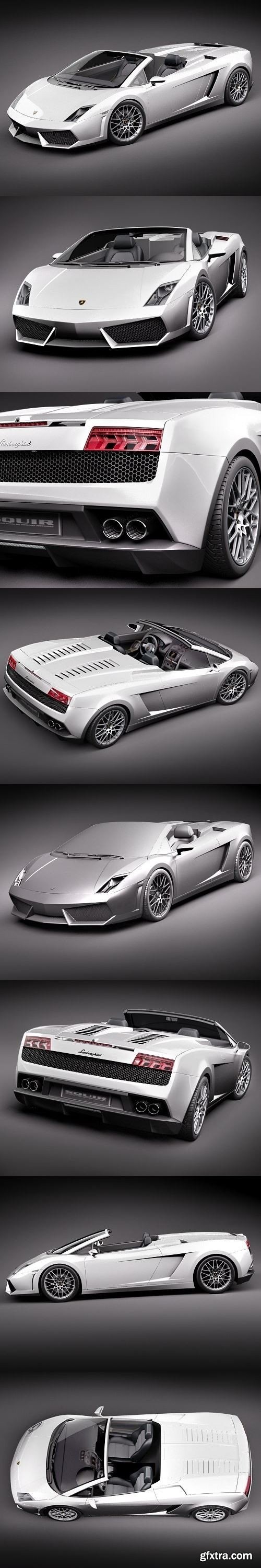 Lamborghini Gallardo LP560-4 Spyder 3D Model