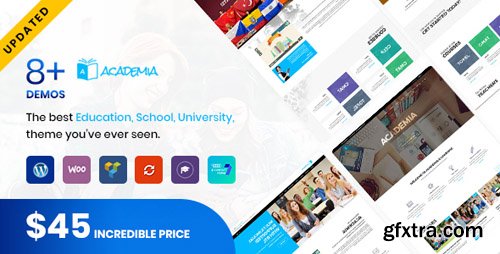 ThemeForest - Academia v5.4 - Education WordPress Theme - 14869670