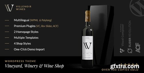 ThemeForest - Villenoir v3.7 - Vineyard, Winery & Wine Shop - 15605053