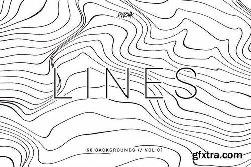 Lines Abstract Wavy Backgrounds Vol 01