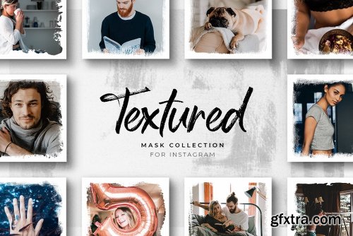 CreativeMarket Textured Instagram Masks Collection 2425670