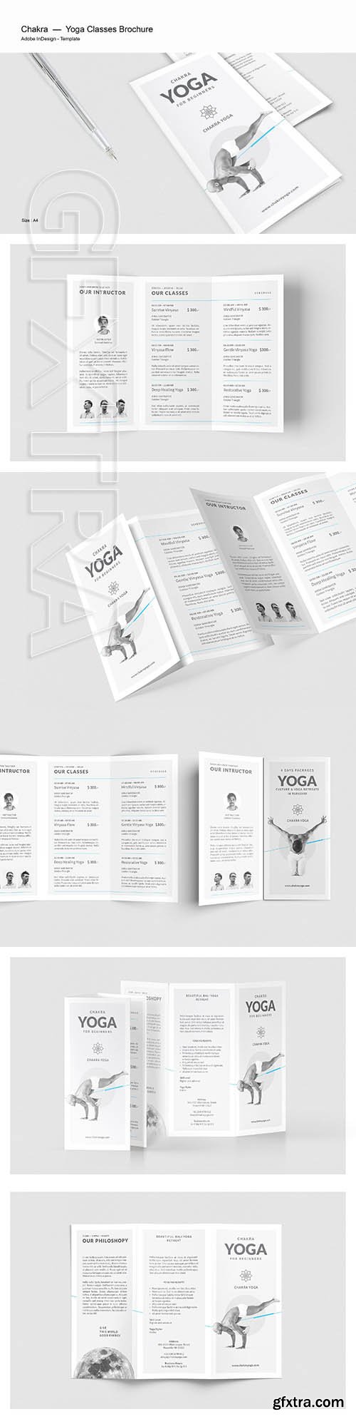 CreativeMarket - Yoga Classes Brochure 2576953