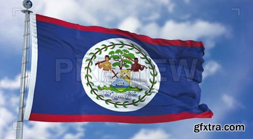 Belize Flag Animation - Motion Graphics 73081