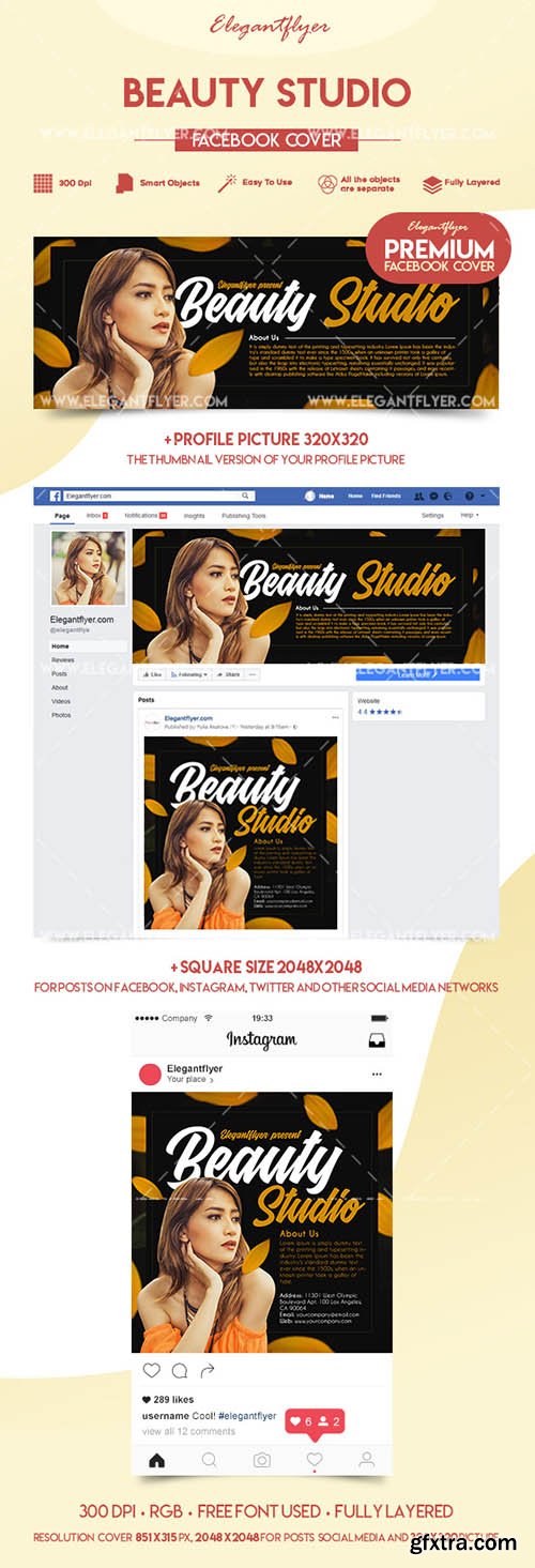 Beauty Studio – Premium Facebook Cover