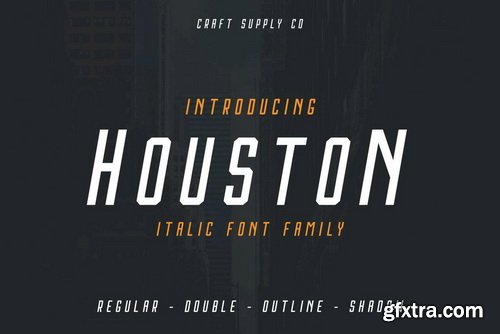 Houston Italic Font Family