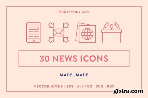 CM - Line Icons – News 2520410